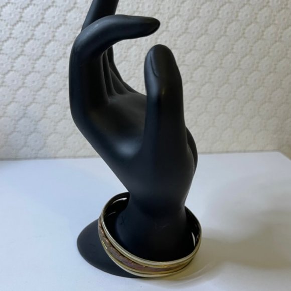 Stunning Handmade Copper and Brass Designed Cuff Bracelet -Width .5 Inches EUC - Picture 4 of 5